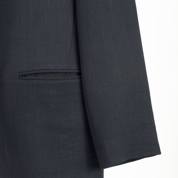 Forte Forte AW/14 Navy Wool-Blend Crepe Single-Breasted Blazer - Picture 5 of 11